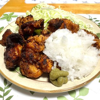 大根おろしと柚子胡椒でさっぱり醤油麹唐揚げ